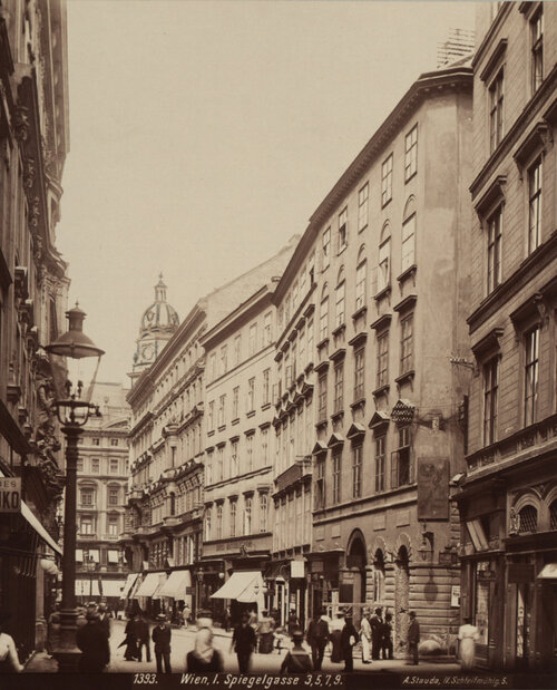 Wien Spiegelgasse 3,5,7,9, 1903