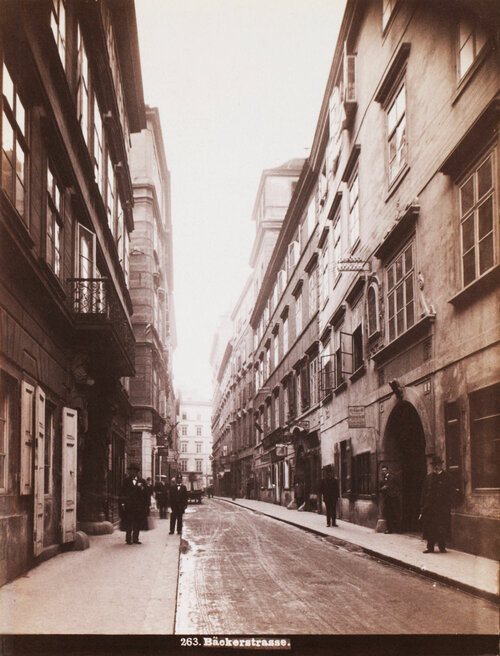 Bäckerstr. um 1890