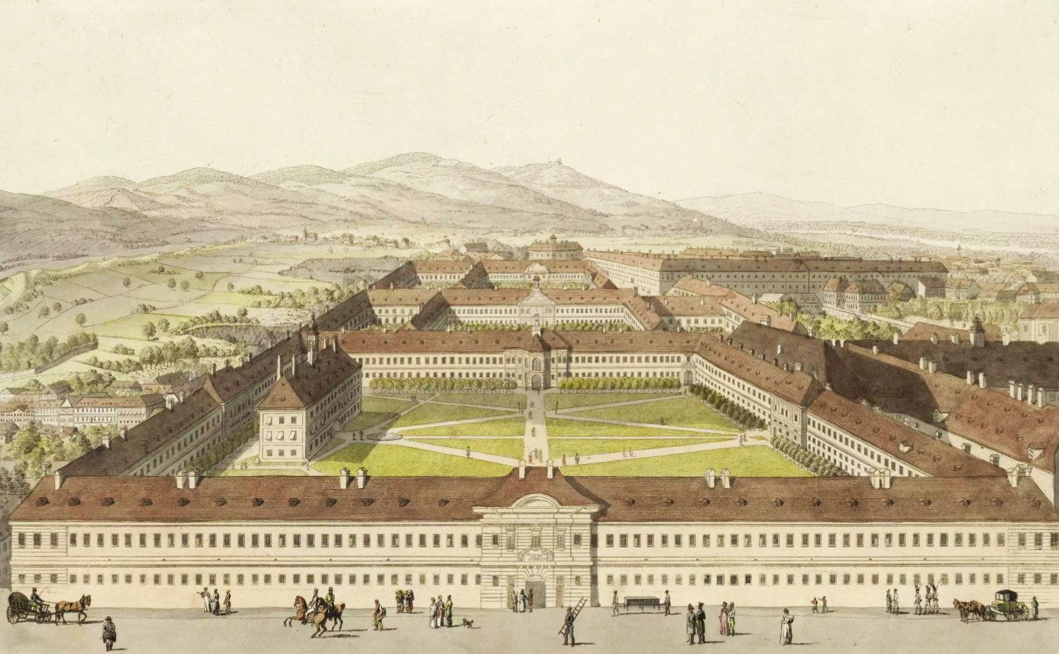 Allgemeines Krankenhaus Wien um 1812
